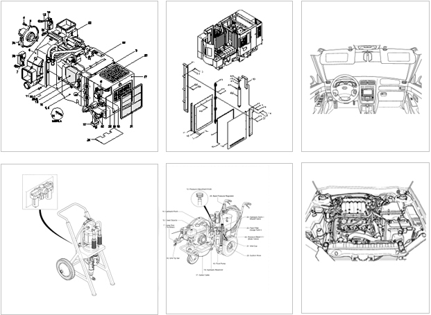 Technical illustration 예제 이미지